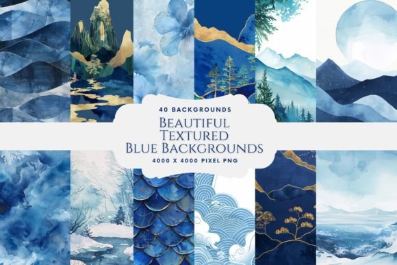 Beautiful Blue Textured Backgrounds: Elevate Your Creative Projects