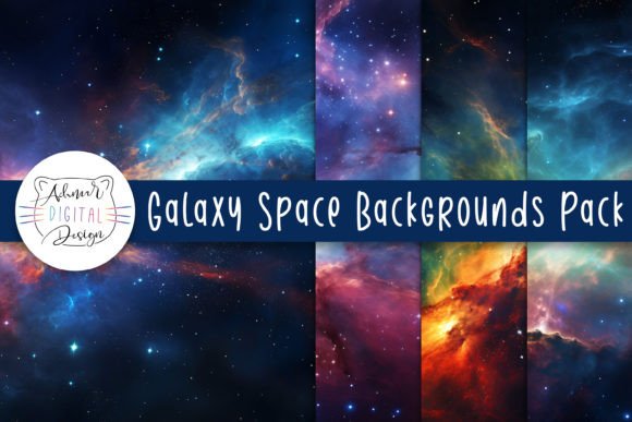 Cosmic Vistas: Using Galaxy Space Backgrounds in Design