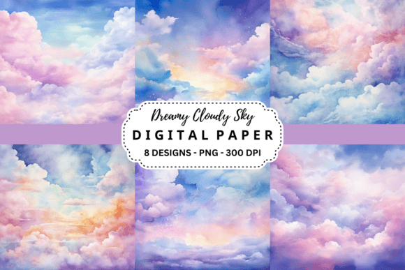 Dreamy Cloudy Sky Backgrounds: Your Design Toolkit