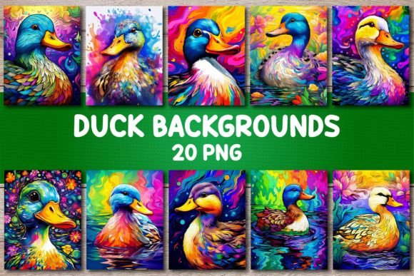 Enchanting Duck Backgrounds for Book Covers