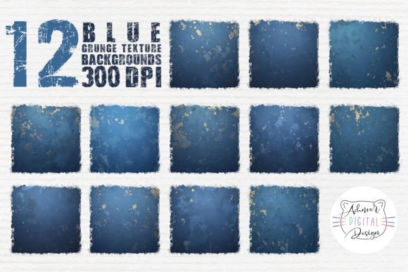 Mastering Visual Impact with Blue Grunge Texture Backgrounds
