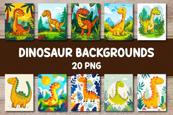 Unleash Prehistoric Charm with Dinosaur Backgrounds for Covers