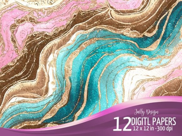 Unleashing Elegance: The Versatility of Pink & Mint Abstract Luxury Backgrounds