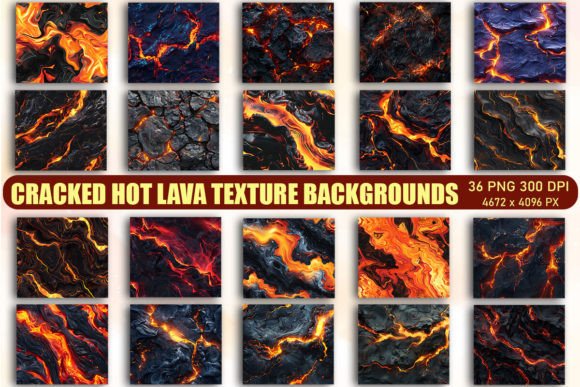 Volcanic Energy: Using Cracked Hot Lava Textures